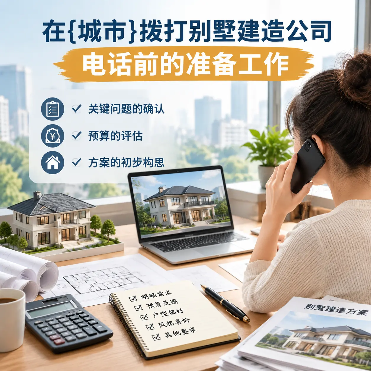 在万山拨打别墅建造公司电话前的准备工作