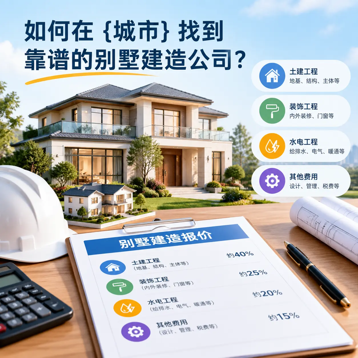 如何在 万山 找到靠谱的别墅建造公司?