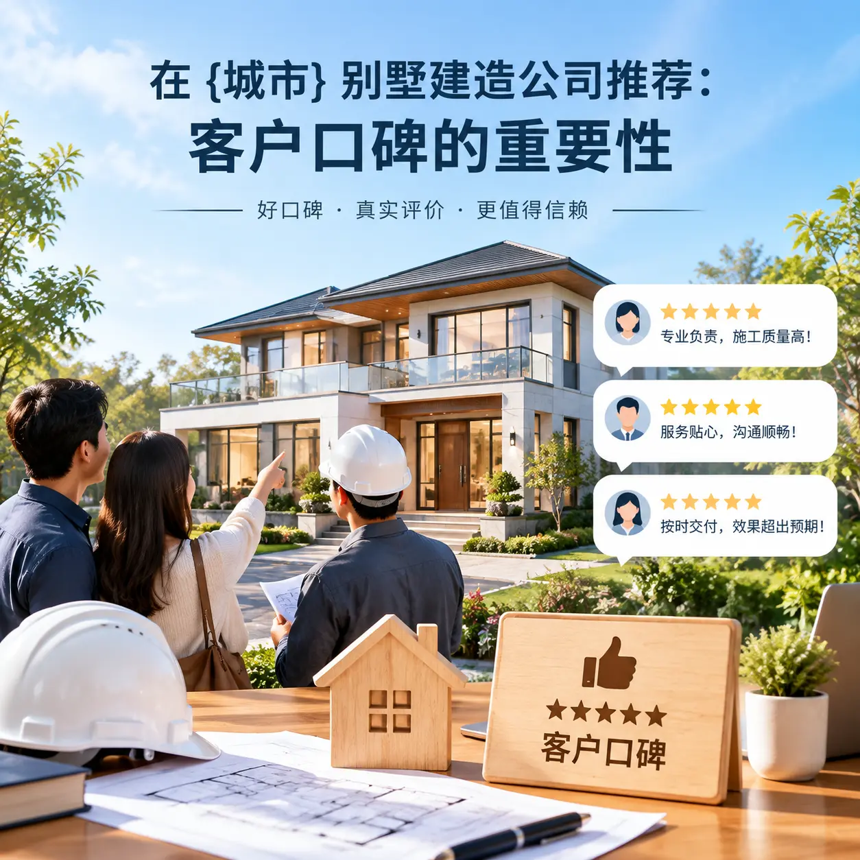 在 万山 别墅建造公司推荐:客户口碑的重要性