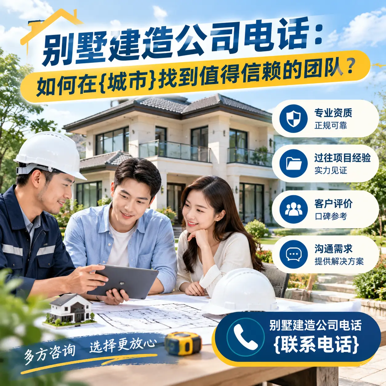 别墅建造公司电话:如何在万山找到值得信赖的团队?