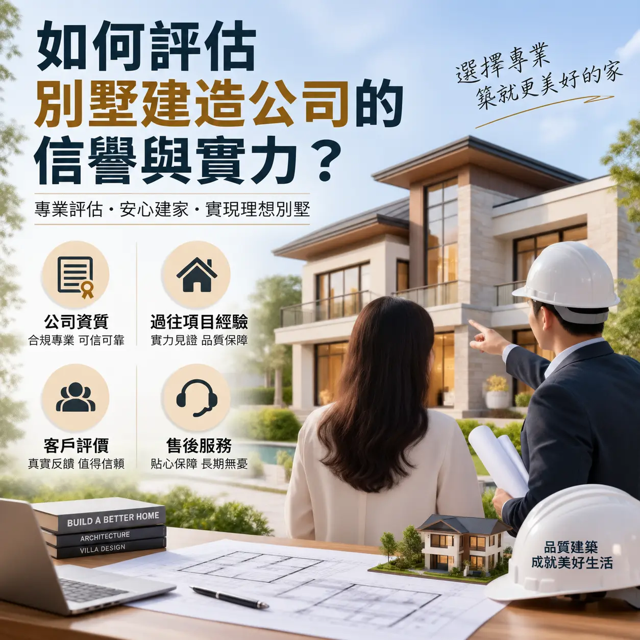 如何评估 万山 别墅建造公司的信誉与实力？