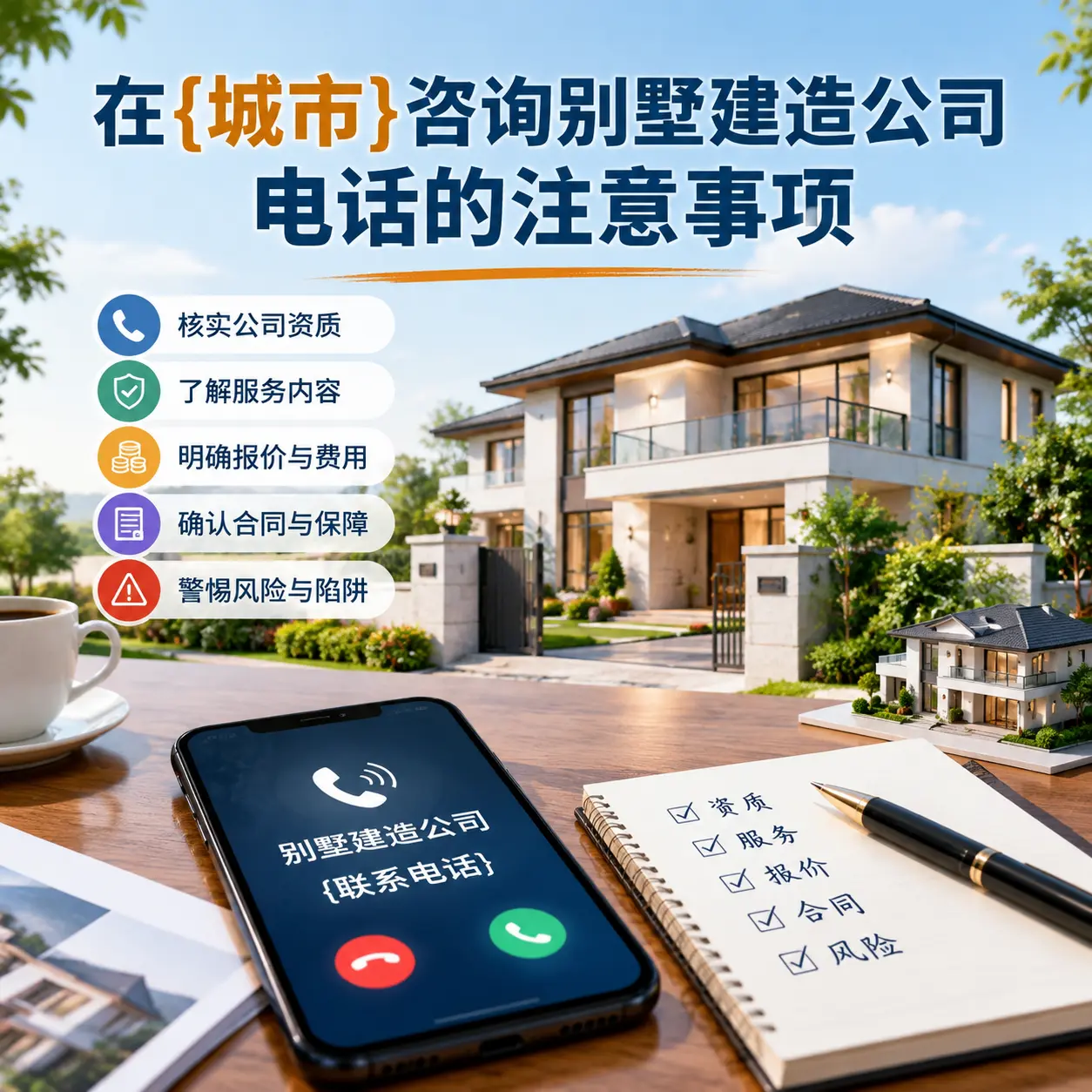 在万山咨询别墅建造公司电话的注意事项