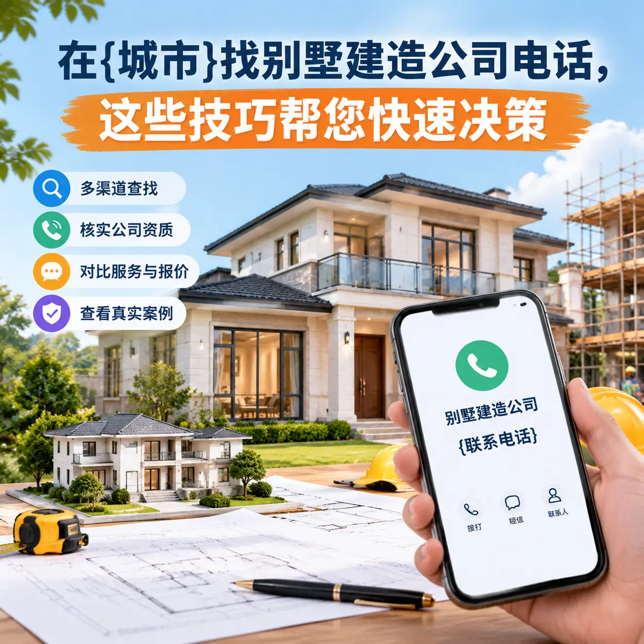 在万山找别墅建造公司电话,这些技巧帮您快速决策