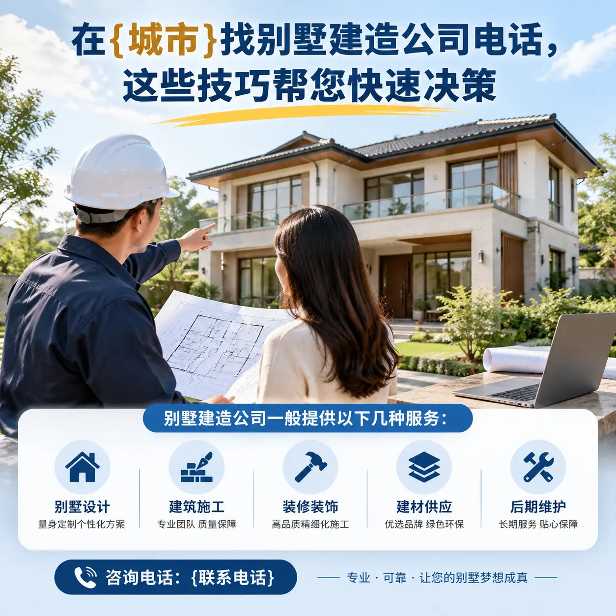 在万山找别墅建造公司电话,这些技巧帮您快速决策
