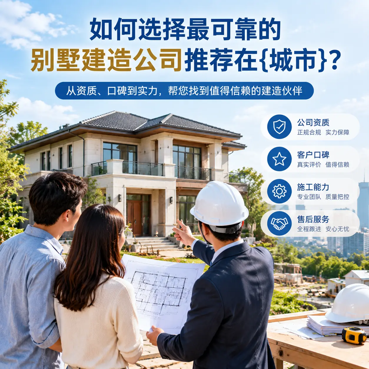 如何选择最可靠的别墅建造公司推荐在万山?
