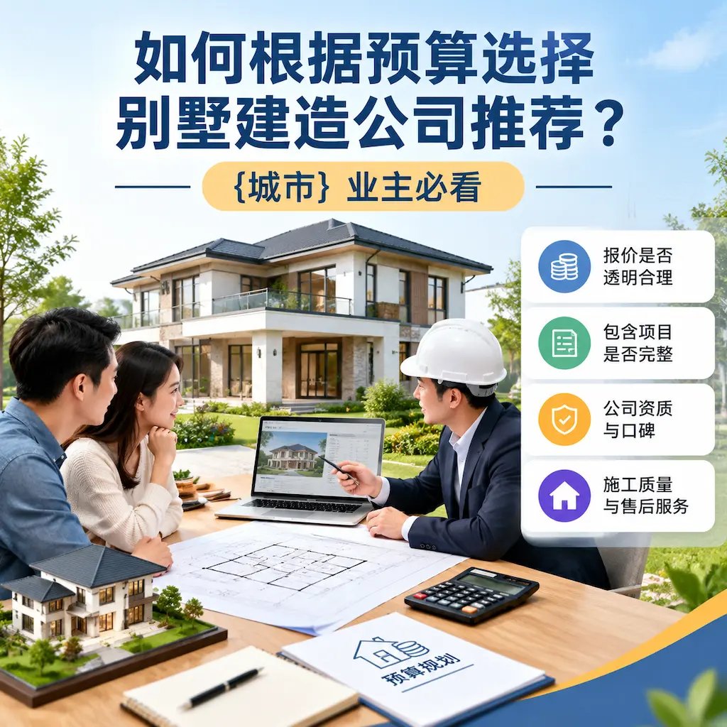如何根据预算选择别墅建造公司推荐? 万山 业主必看