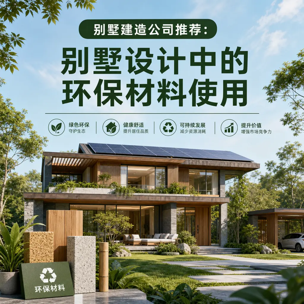 别墅建造公司推荐: 万山 别墅设计中的环保材料使用