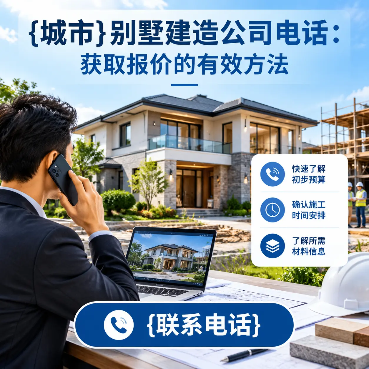 万山别墅建造公司电话:获取报价的有效方法